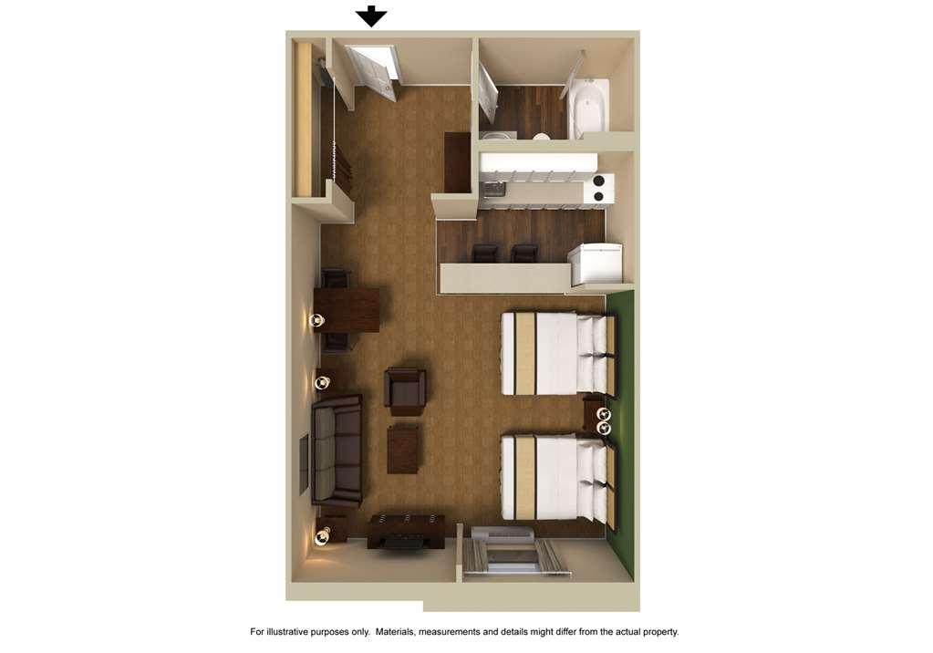 Extended Stay America Select Suites - Memphis - Cordova Habitación foto